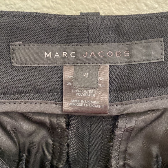 Vintage Marc Jacobs Wool Work Trousers - Black - Picture 3 of 6
